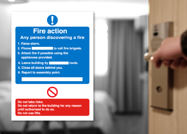 Fire Door & Fire Action Signs