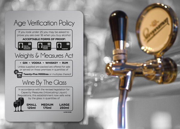 Age Verification & Bar Licensing Notices