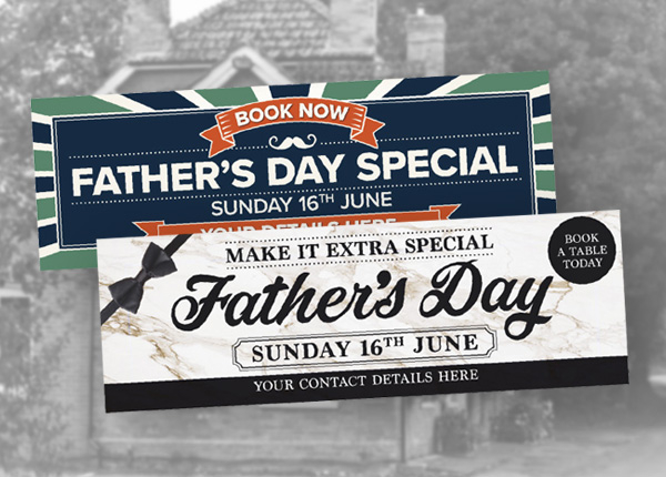 Fathers Day Poster & Banners