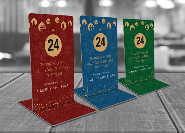 Christmas Table Numbers