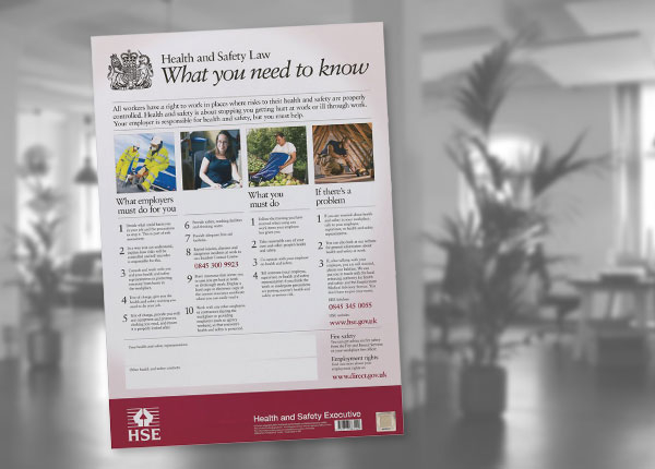 HSE UK Law Poster