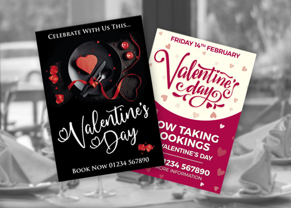 Valentines Day Promotional Banners, Posters & Gifts