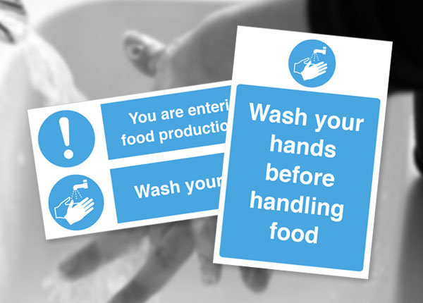 Wash Hands Signage 