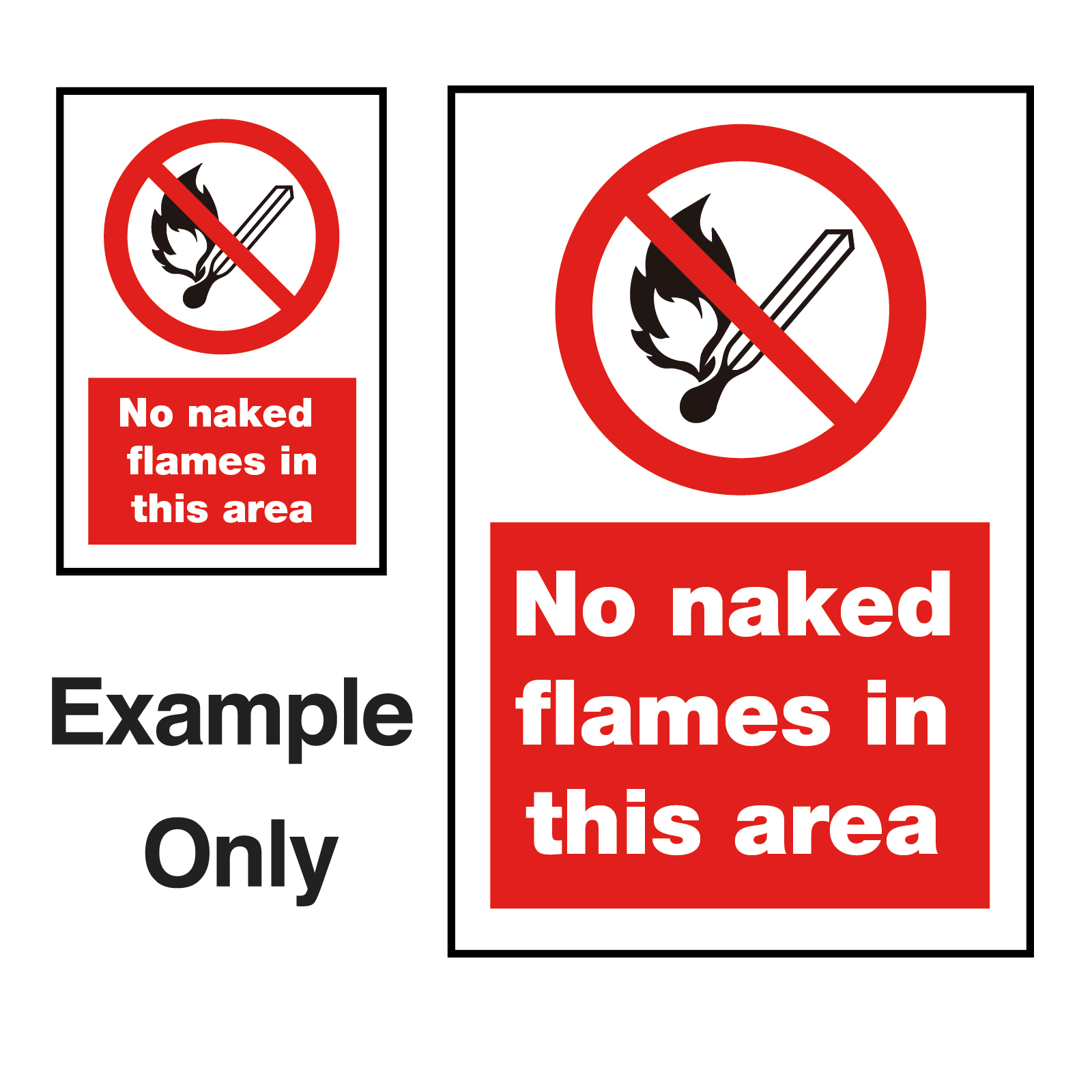 Custom General Prohibition Signs - from Key Signs UK