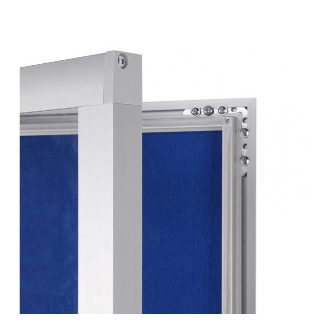 Felt Wall Mounted Economy Lockable Notice Boards