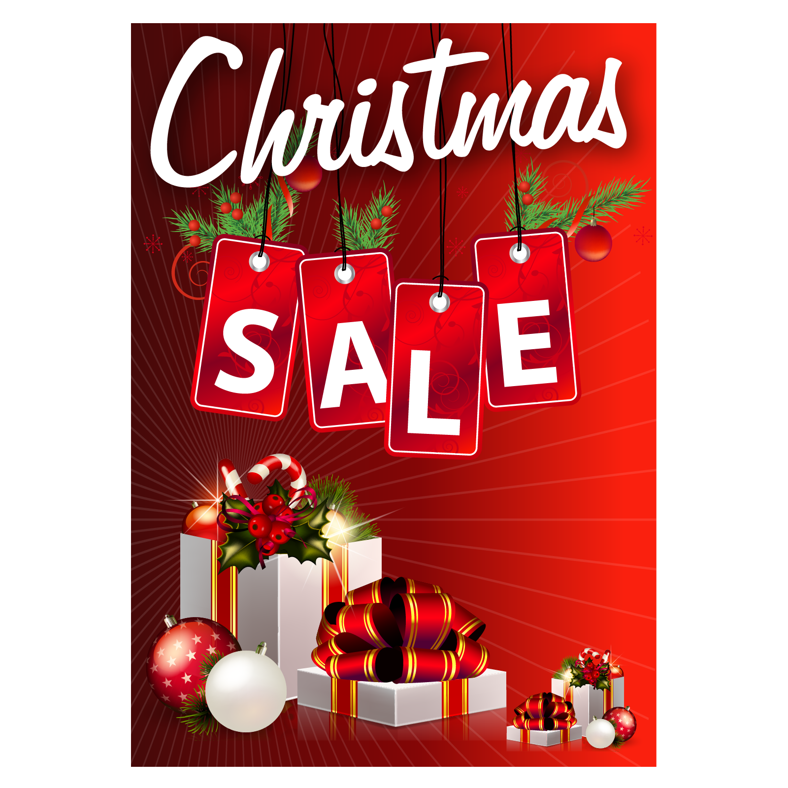 Christmas Sale Waterproof Poster Christmas Sale Waterproof Poster