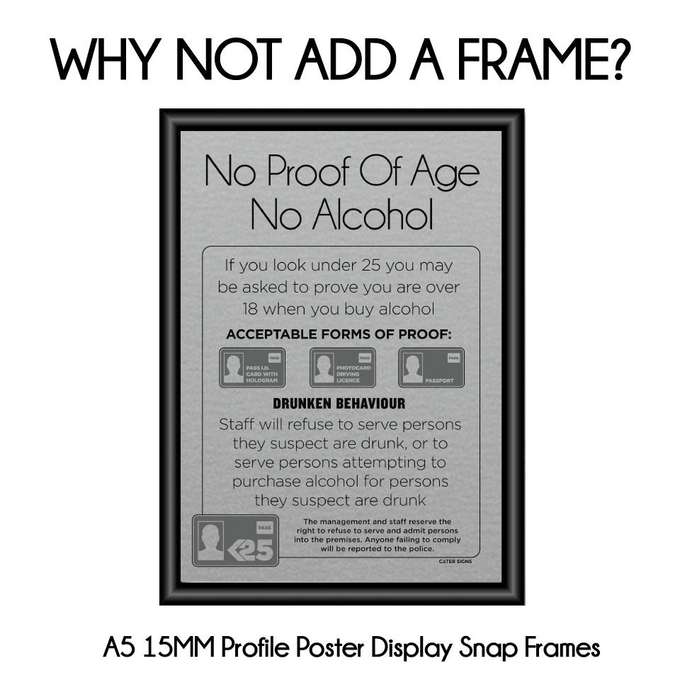Drinking Age Sign