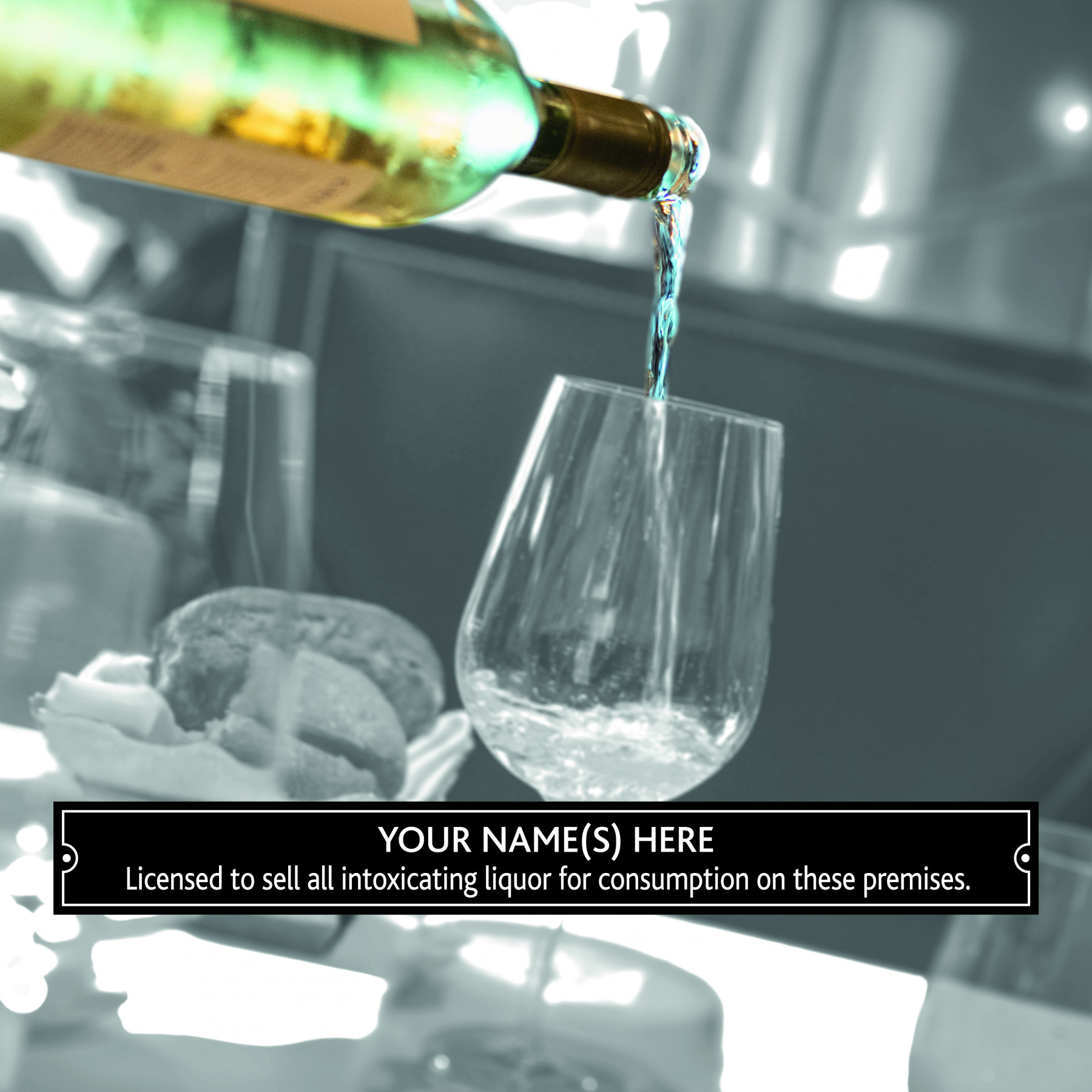 Licensee Plates Bar Signs Catersigns