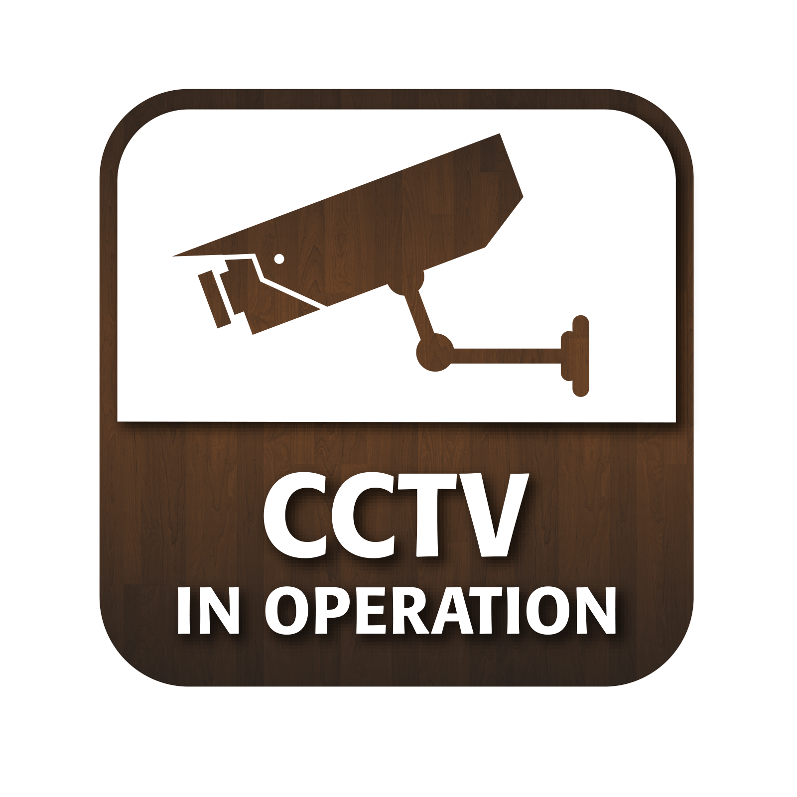 cctv car window stickers