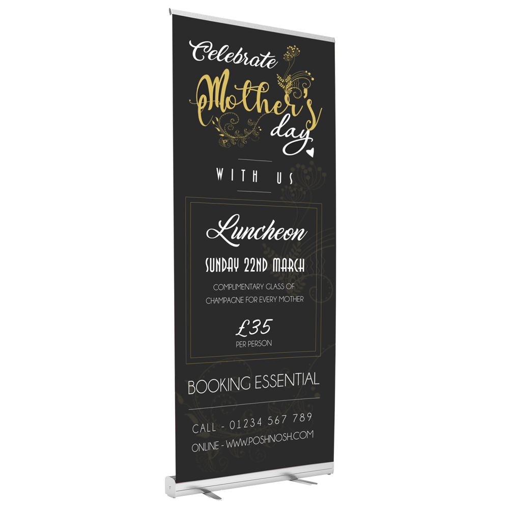 Mothers Day Restaurant Roller Banner