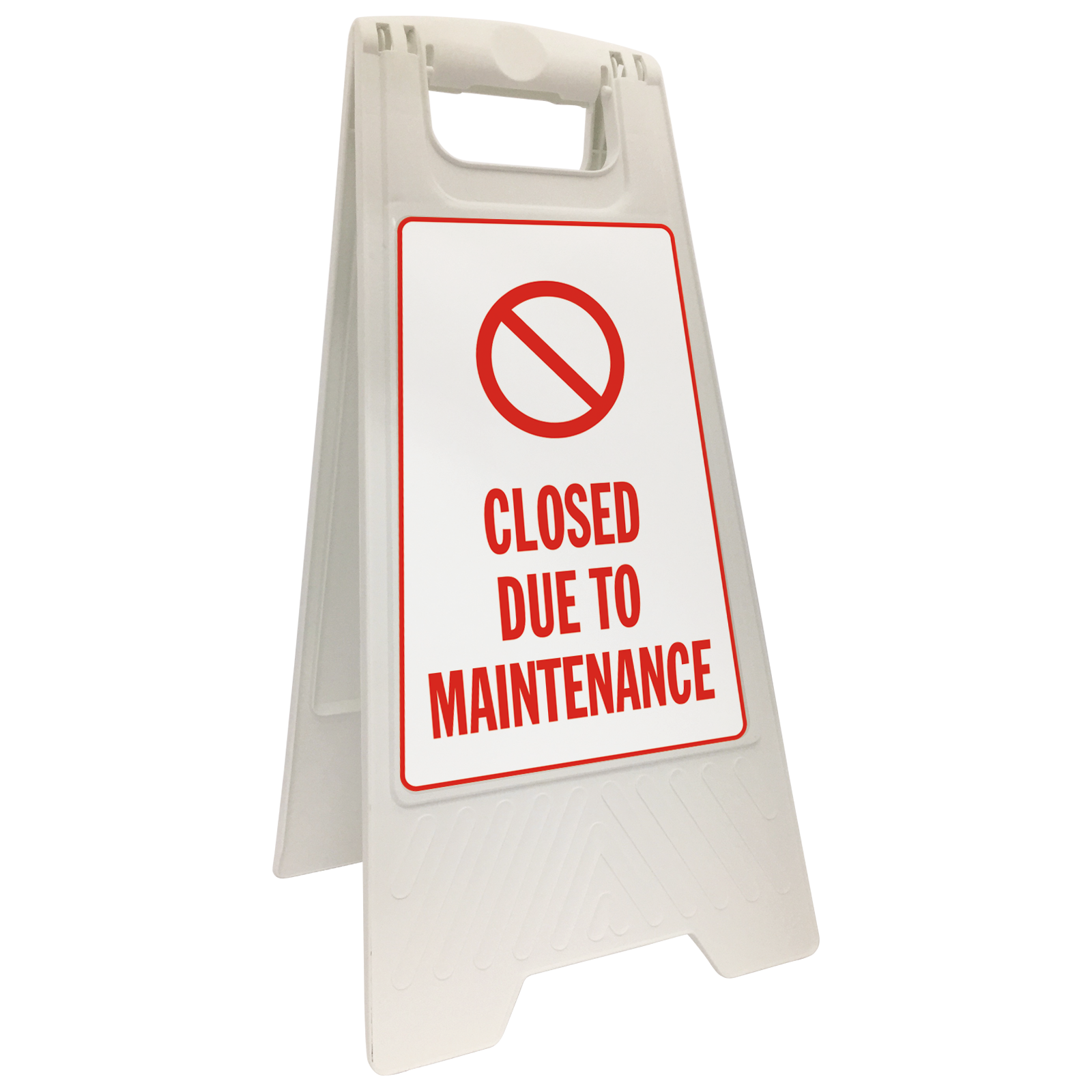 Closed Due to Maintenance Floor Stand