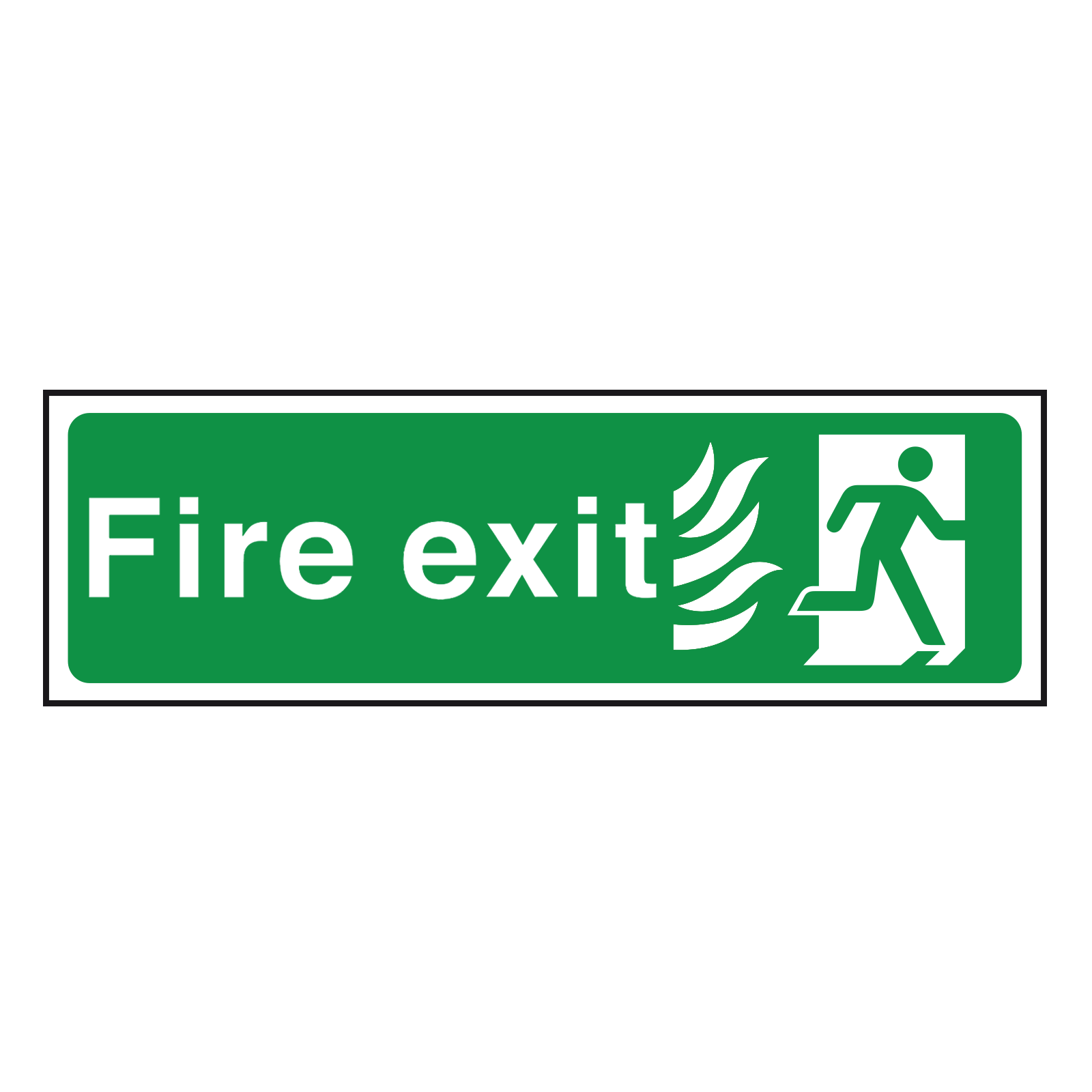 NHS Fire Exit Sign Final Exit