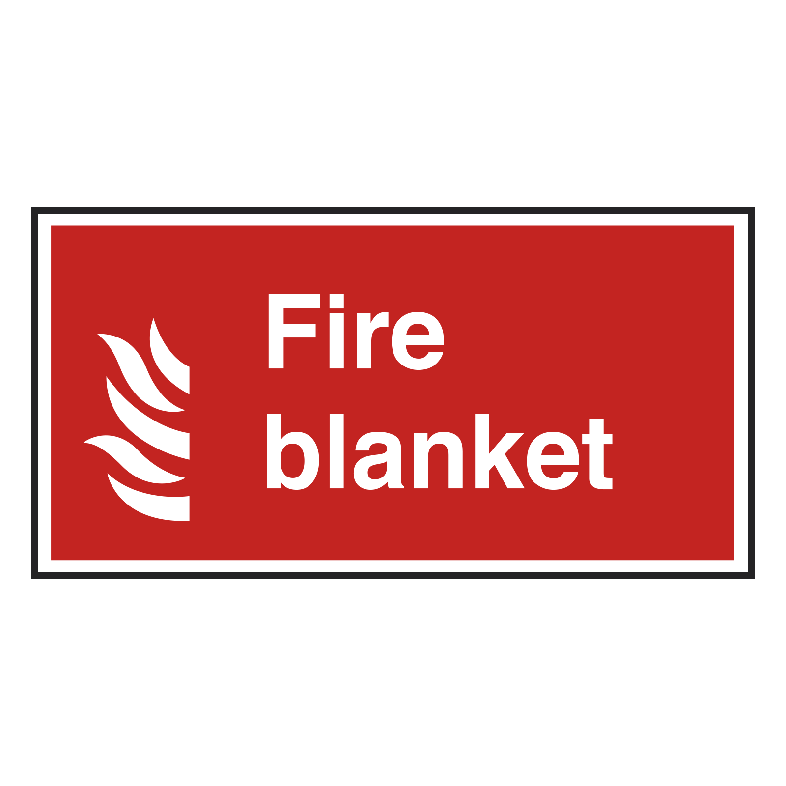 Fire Blanket Safety Sign