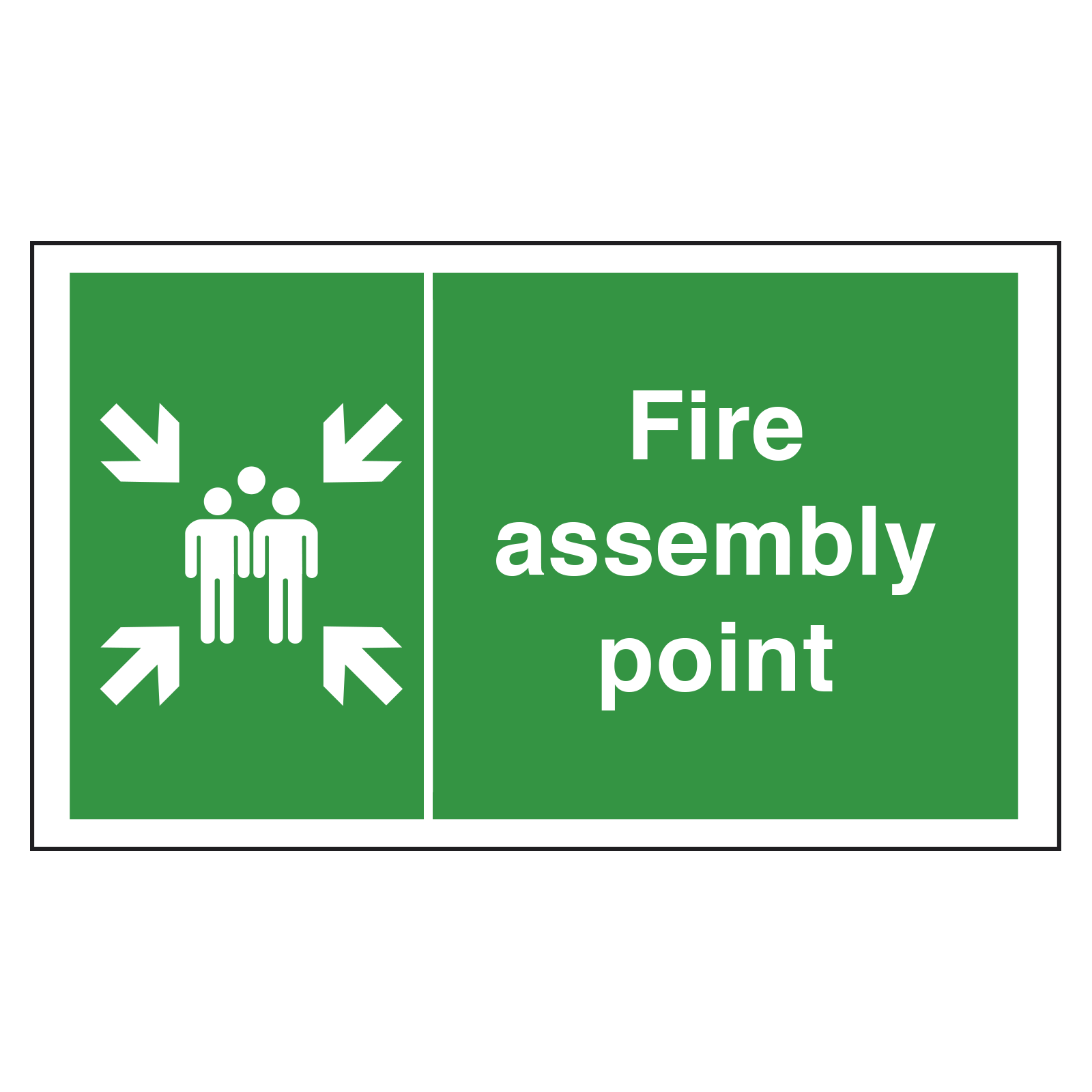 Fire Assembly Point Sign Aston Safety Signs
