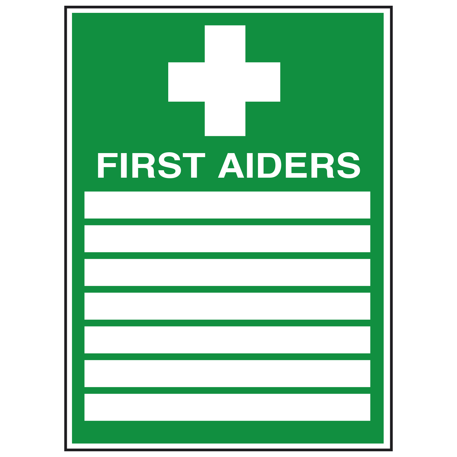 first-aiders-sign