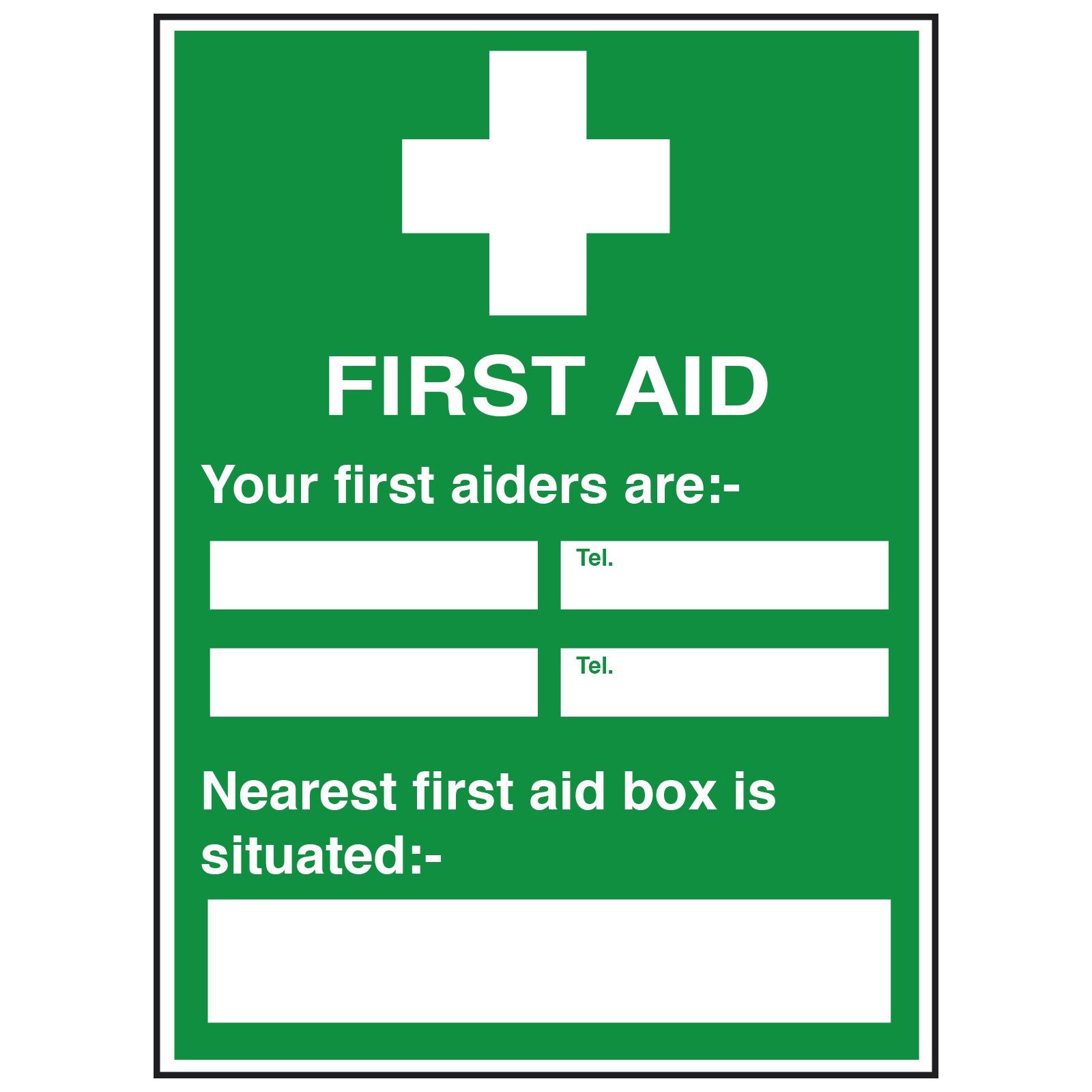 First Aider Poster Printable