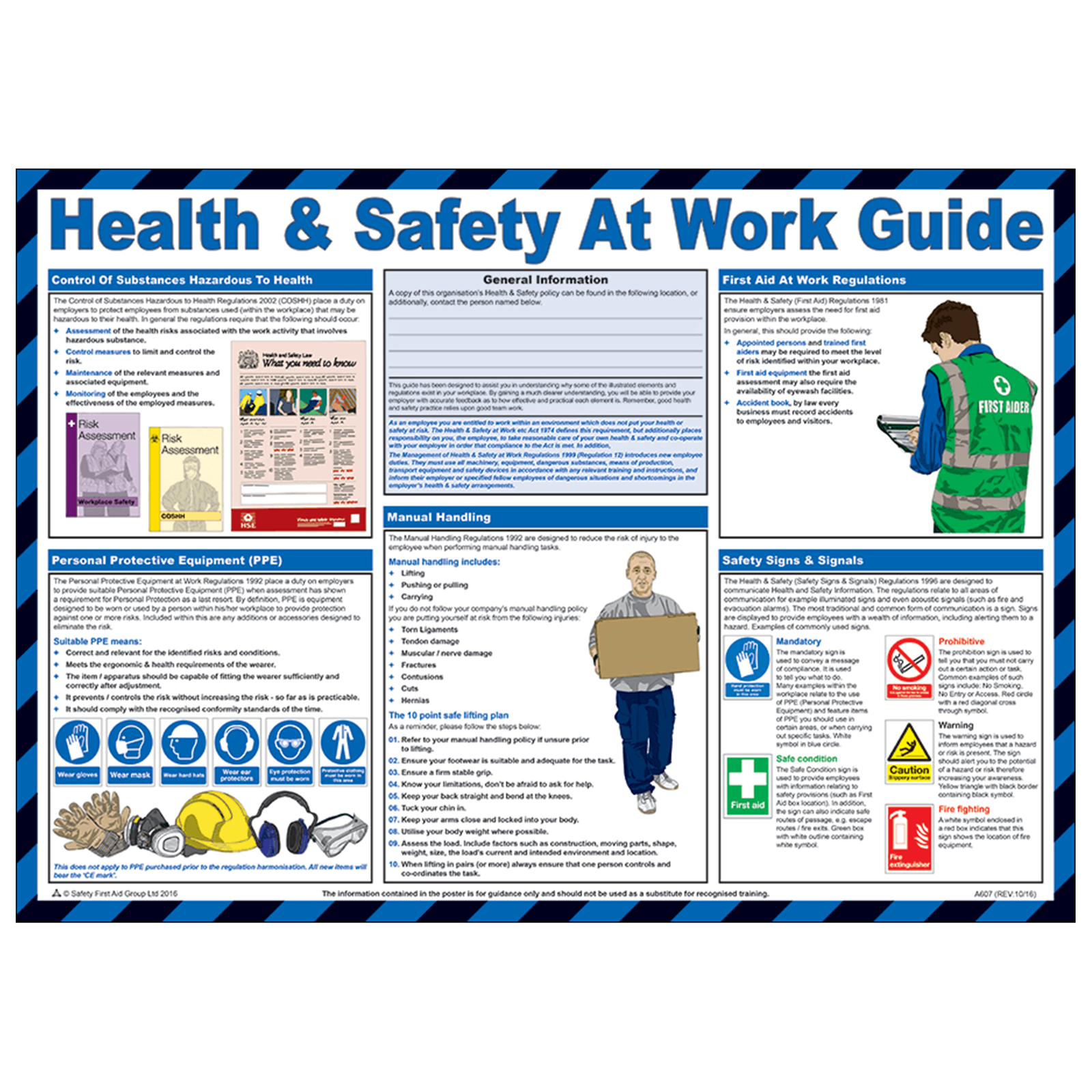 Health & Safety at Work Guide Poster