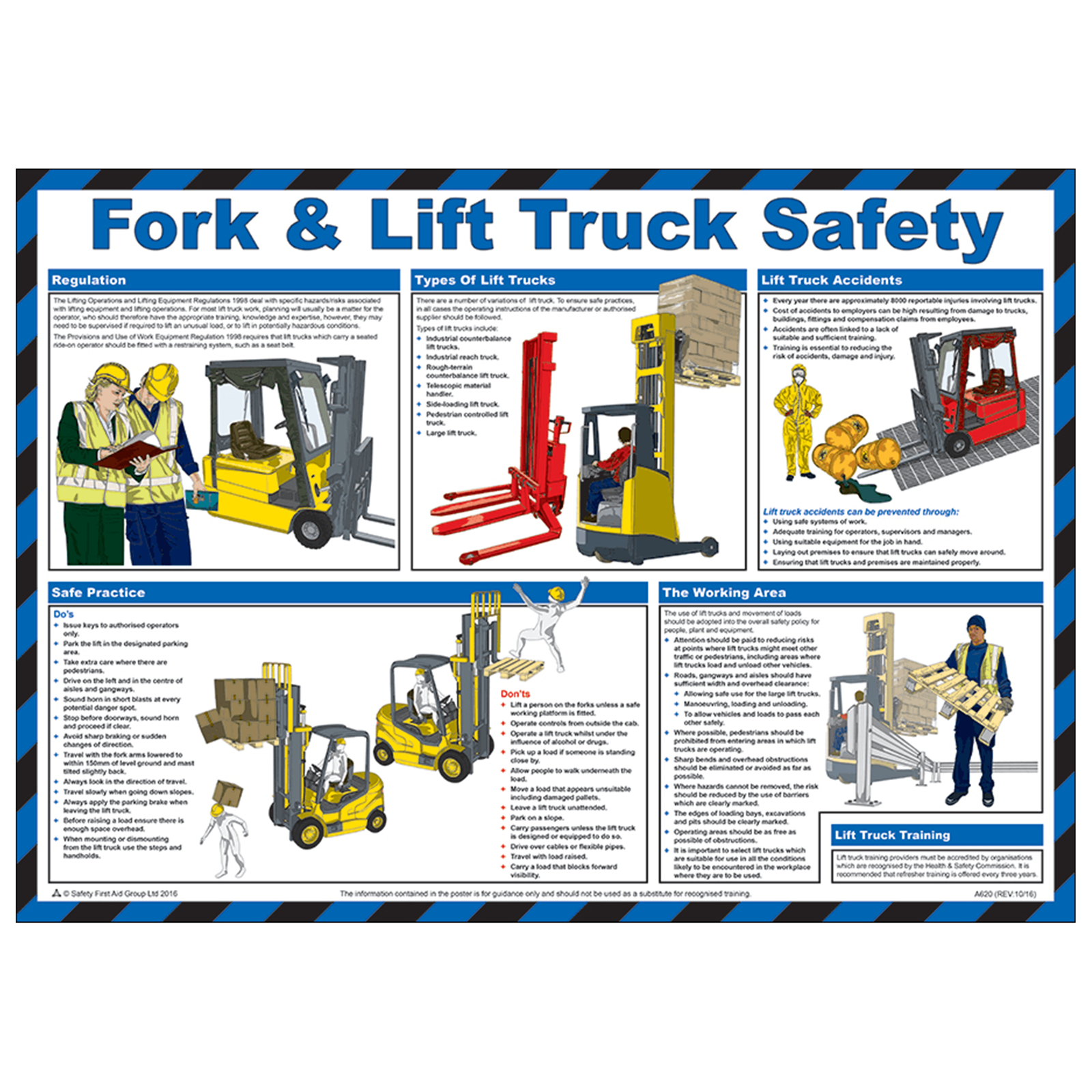 Fork & Lift Truck Safety Poster