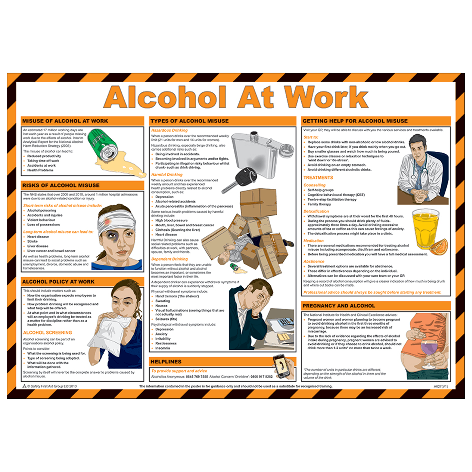 Alcohol at Work Poster