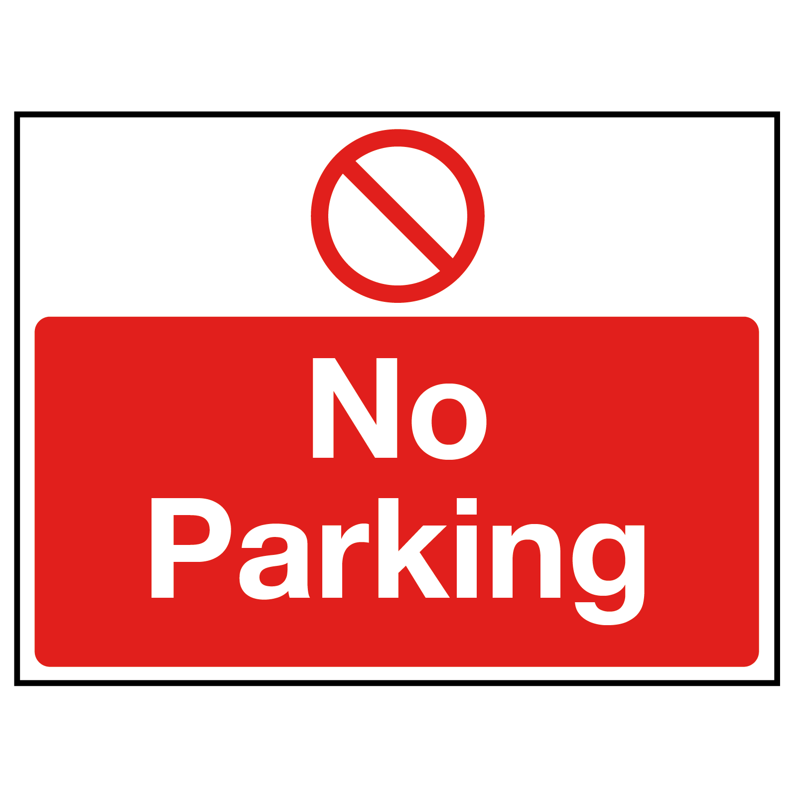 No Parking Signs Printable Free