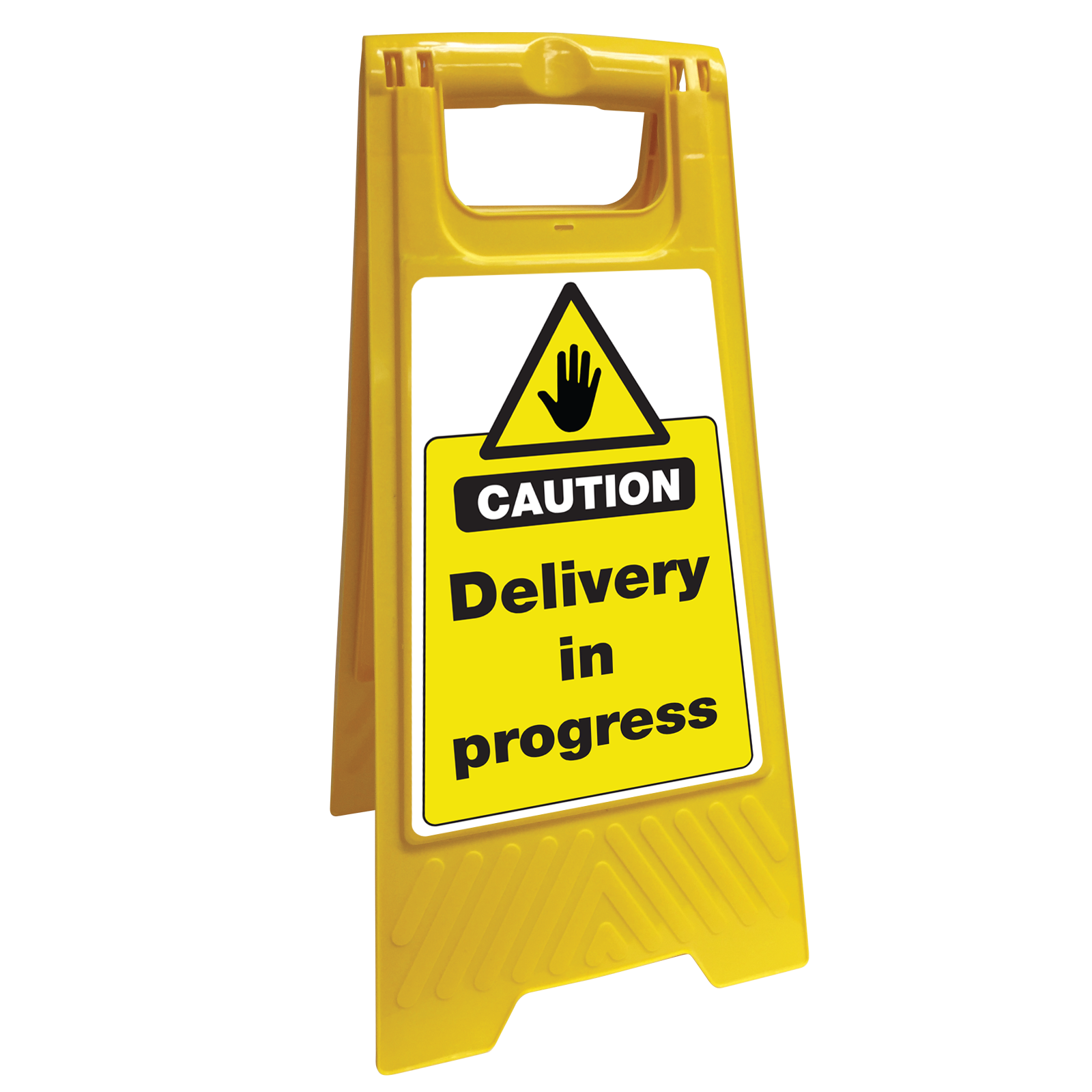Delivery in Progress Safety Sign Floor Stand