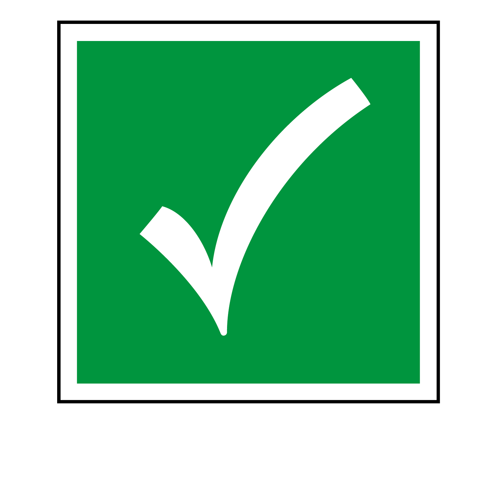 Safe Condition Safety Symbol Sign