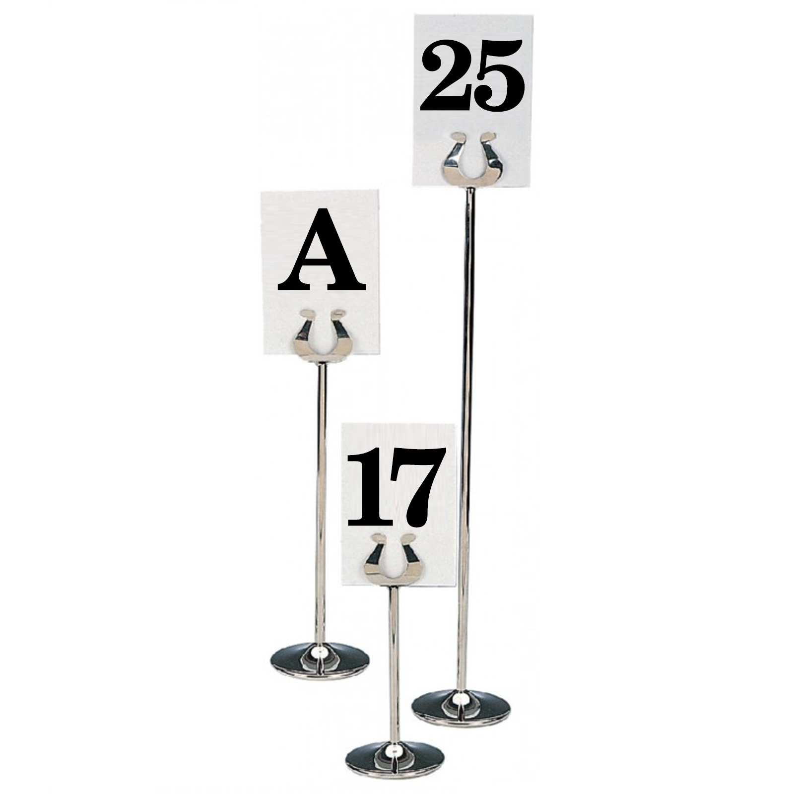 Replacement Table Stand Number Cards and Letter Cards