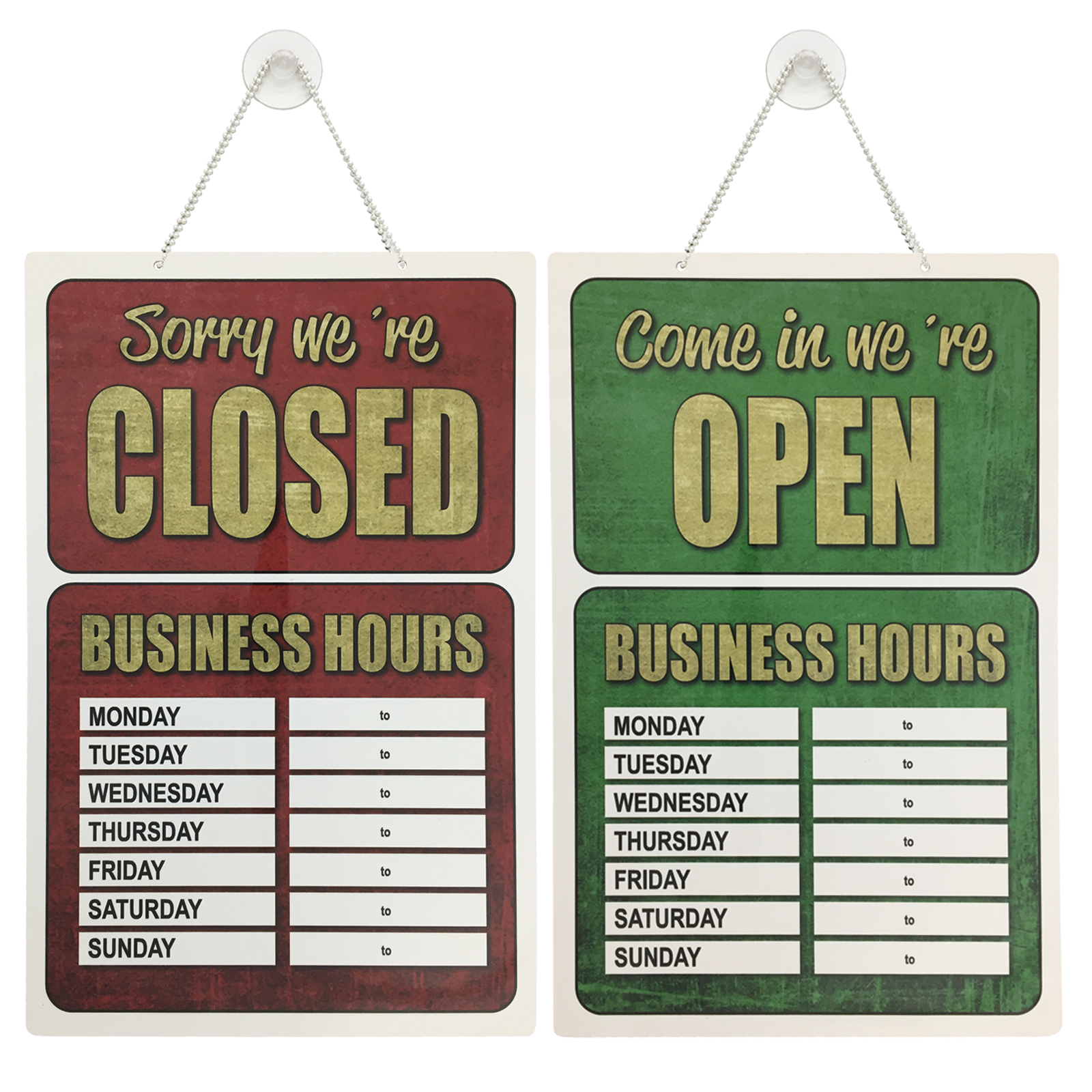 Open Signs for Business Double Sided Open Closed Sign Business Hours Sign Hanging Business Open Sign with Rope Hours of Operation Sign for Business Walls Window Shop Bar Hotel 11x6.1 inch 