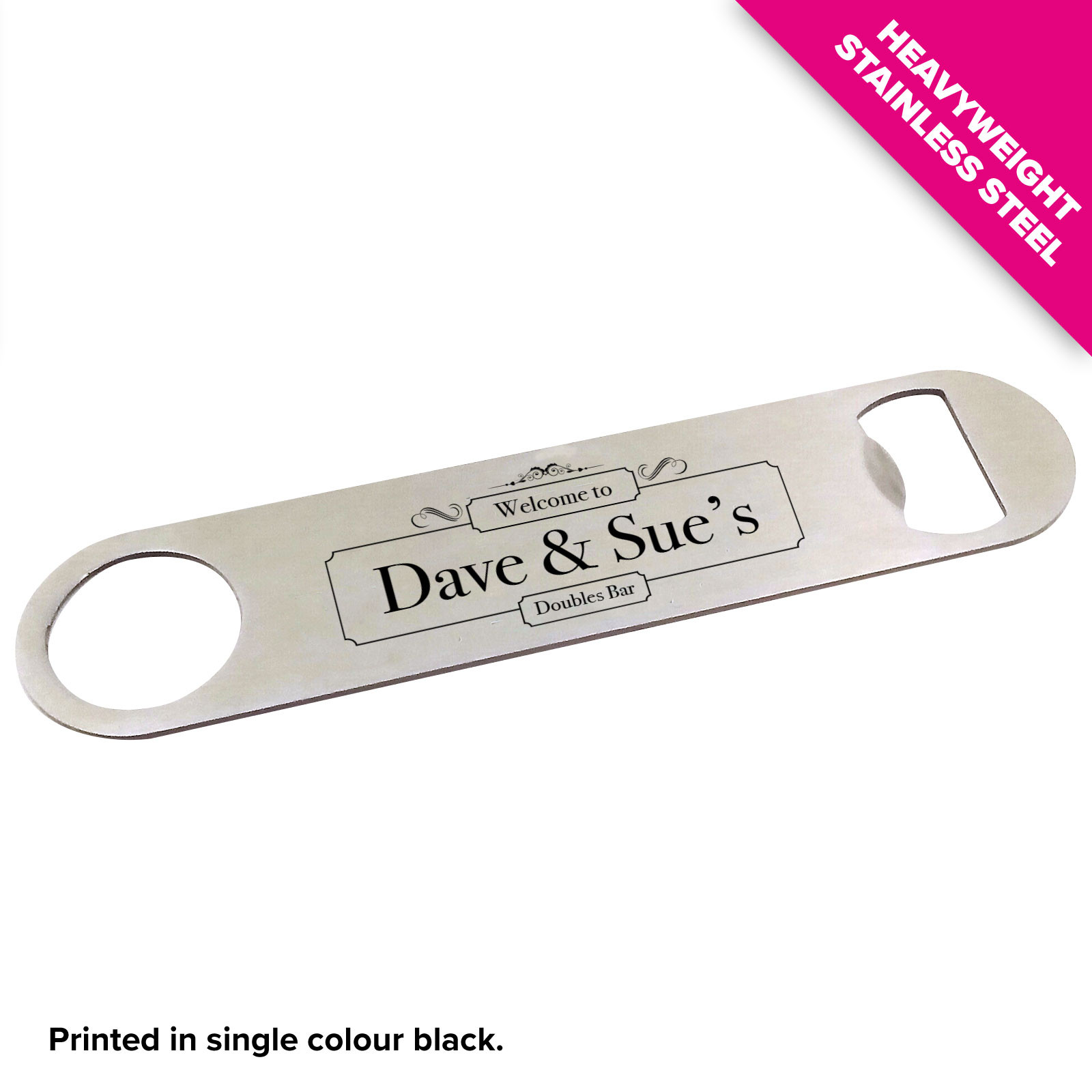 Personalised Bottle Opener / Bar Blade - Whisky - Style 5 - Design 3