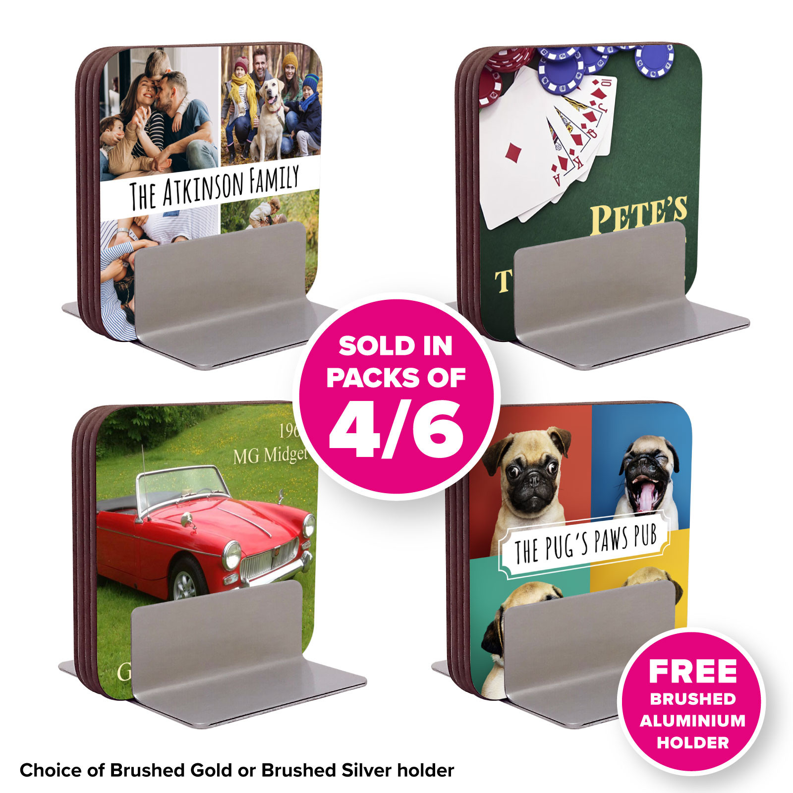 Design own coasters outlet