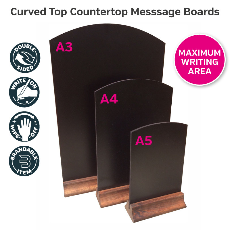 Table Top Chalkboard / Message Boards