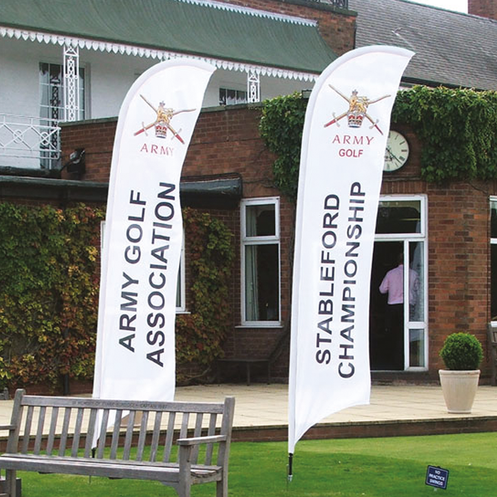 Feather Flying Banners