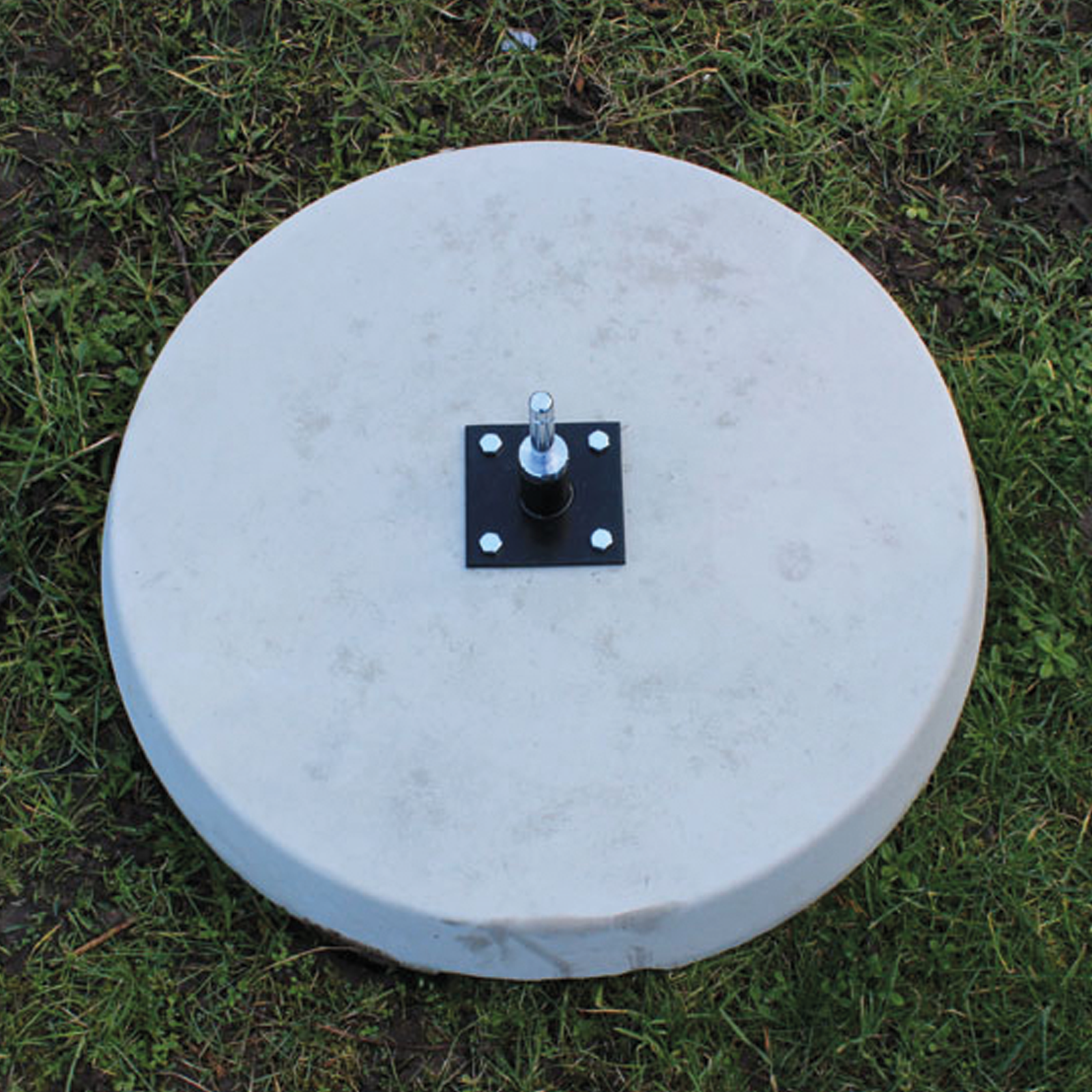 Concrete Base with Bearing Assembly