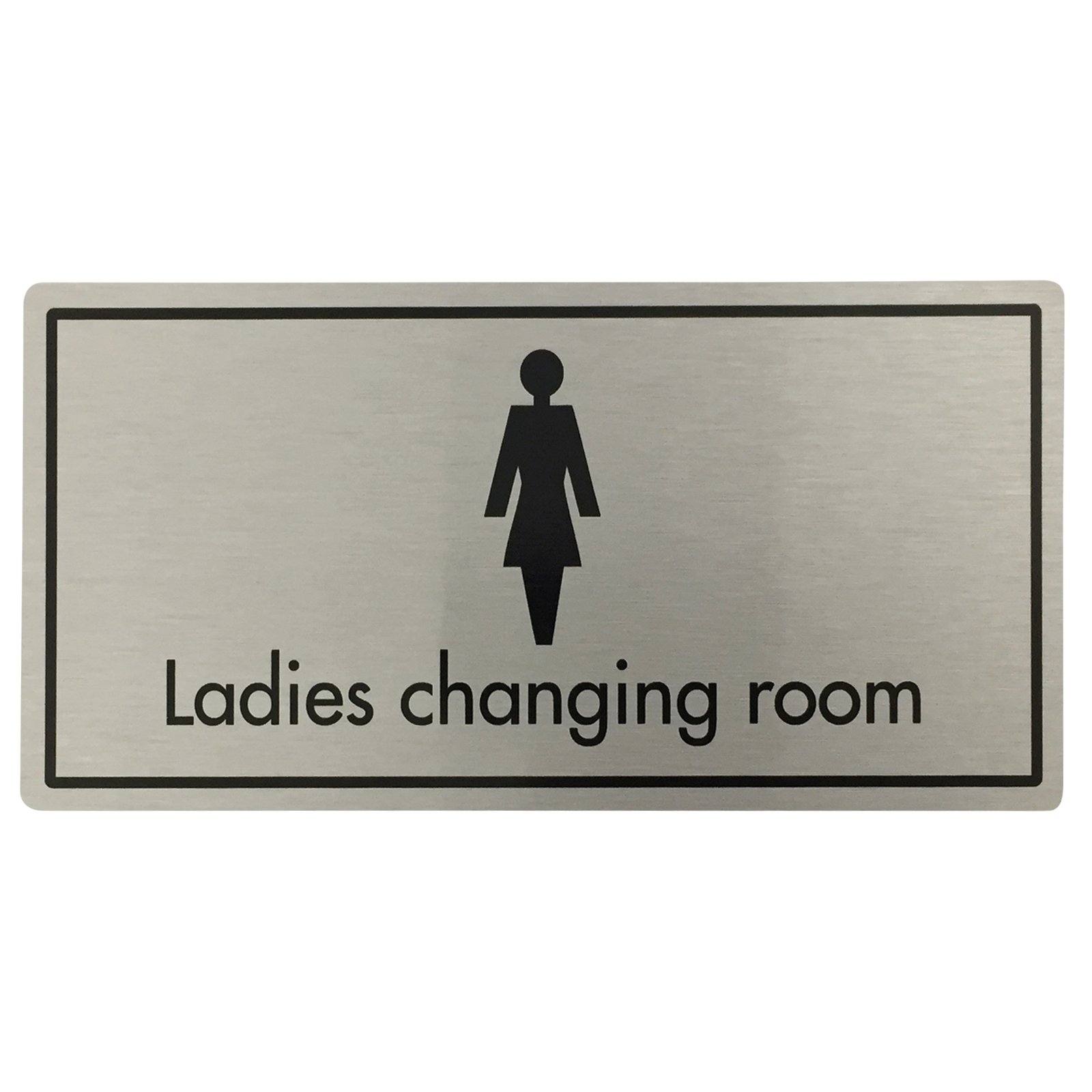 Ladies Changing Room Door Sign