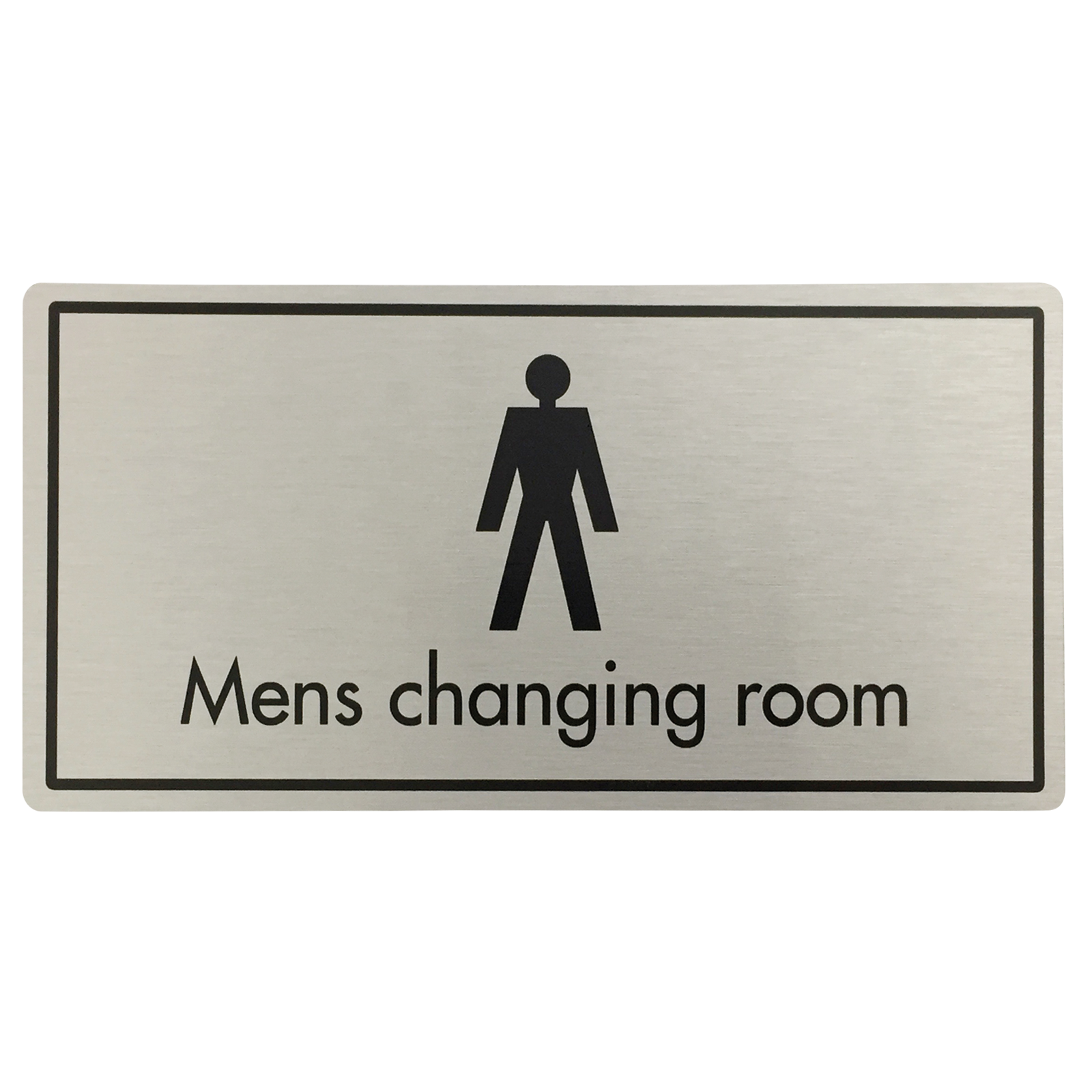 Mens Changing Room Door Sign