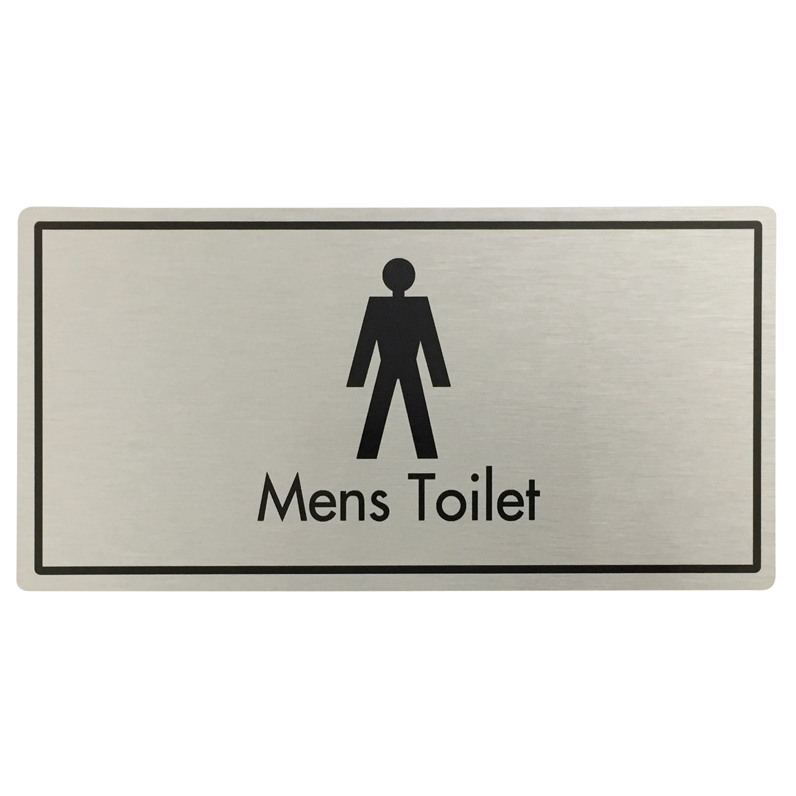 Mens Toilets Door Sign