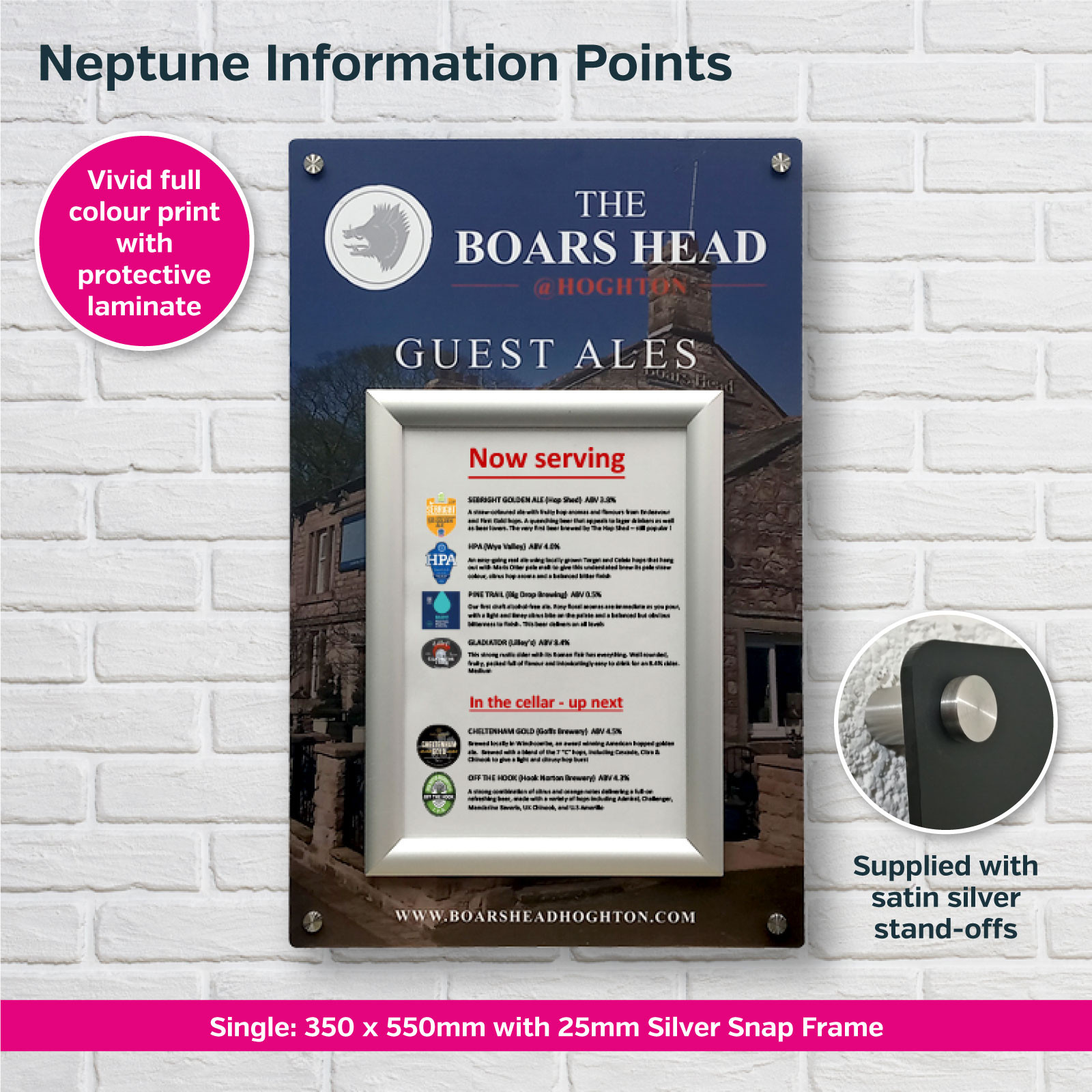 Neptune Information Point - A4 Portrait