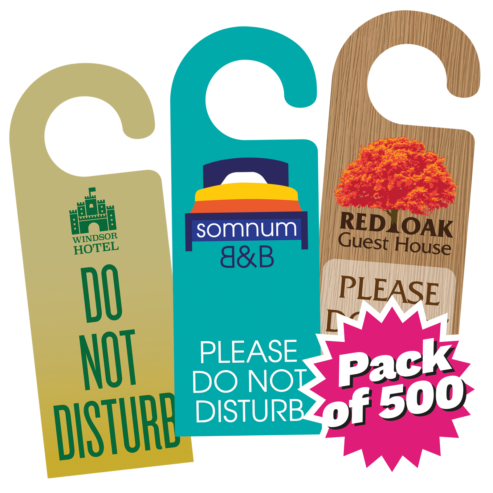 Personalised Do Not Disturb Service Room Pack