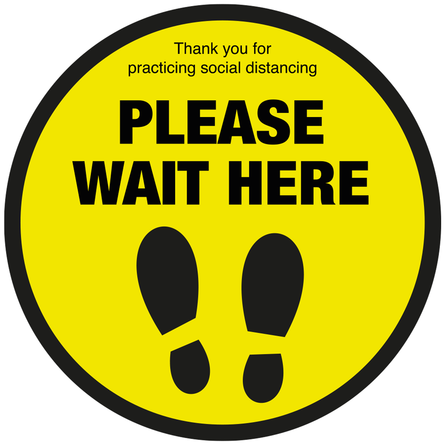 Social distancing 2024 floor signs