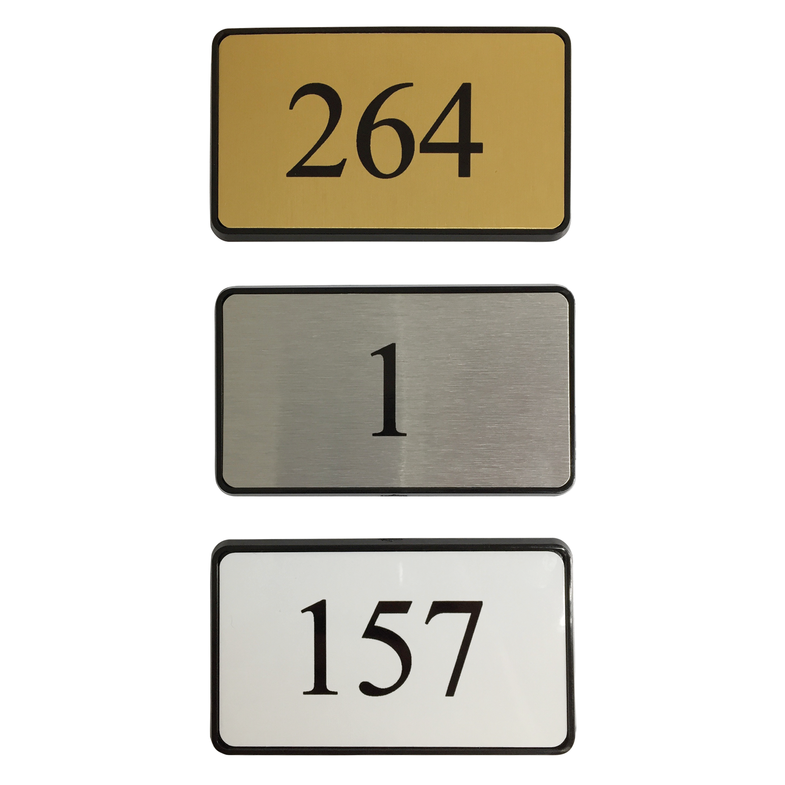 Rectangle Framed Premier Door Numbers