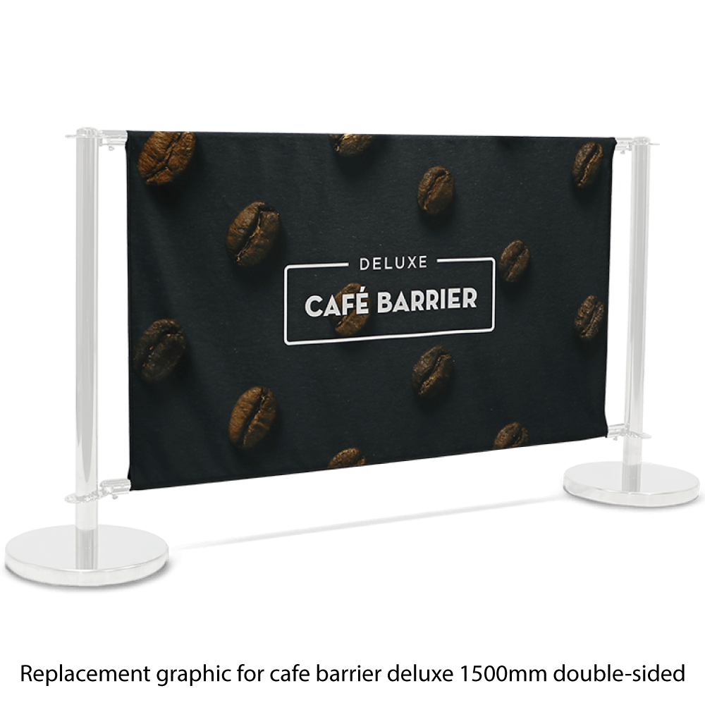 Deluxe Cafe Barrier Replacement Graphic