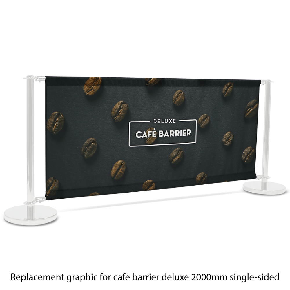 Deluxe Cafe Barrier Replacement Graphic