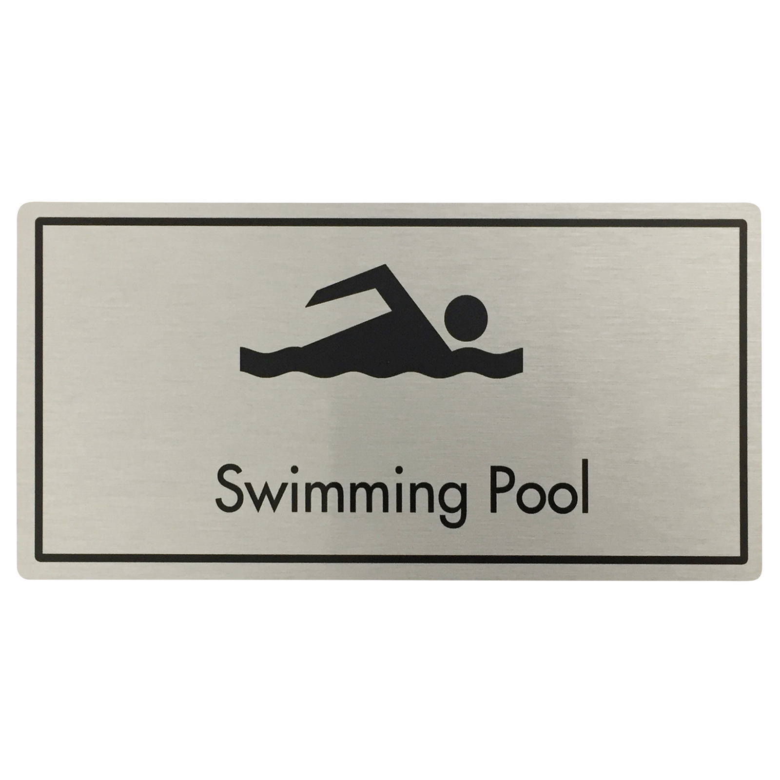 Swimming Pool Door Sign
