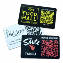 Full Colour QR Code Table Number Plate