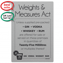 25ml Weights & Measures Act