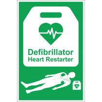 Defibrillator Sign