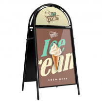 Booster Poster Pavement Display