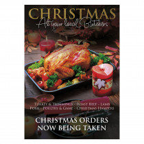 Butcher Order Christmas Poster