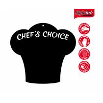 Chefs Specials Shaped Chalkboard wall mounted panel