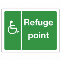 Refuge Point Main Location Sign